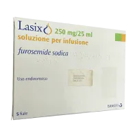 Фото Лазикс ампулы (раствор для инфузий, уколы) 250мг/25мл 10мг/мл №5