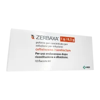 Фото Зербакса порошок для приготовления инъек. р-ра 1000мг+500мг №10