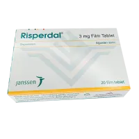 Фото Рисполепт 3 мг таблетки №20 (название в Турции Риспердал :: Risperdal 3mg)