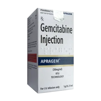 Гемцитабин (Apragem) лиофилизат для инъекций 1г