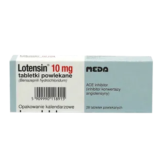 Лотензин (Беназеприл, Benazepril) табл. 10мг №28