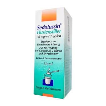 Седотуссин 30мг/мл капли 30мл для детей от 2-х лет и взр.