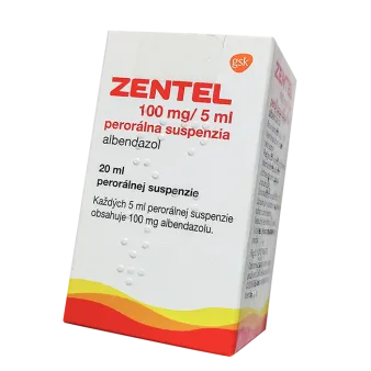 Зентел суспензия 400мг флакон 20мл