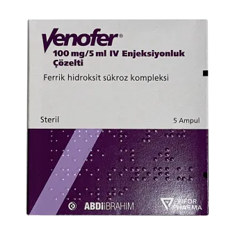 Венофер 100мг/5мл р-р для внутривенного введения 5 шт.