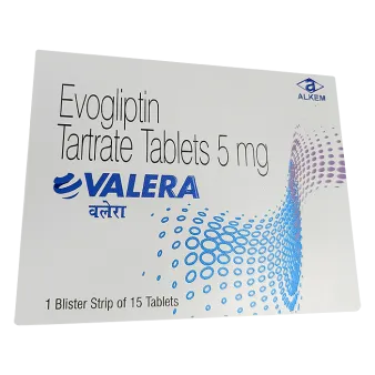 Эвоглиптин 5 мг :: Эводин 5 мг полный аналог Valera таблетки 5мг №15