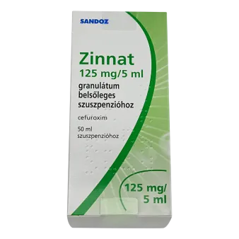 Зиннат 125мг/5мл суспензия для детей гранул. 50мл